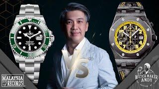 劳力士水鬼vs 爱彼皇家橡树谁与争锋？Rolex submarine Vs Ap royal Oak which better?