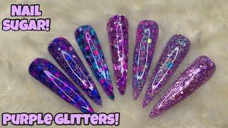 Purple Glitters you NEED! | Nail Sugar