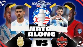 CUTI ROMERO FC vs MAPLE MERCHANTS Copa América WATCHALONG ARGENTINA  VS CANADA 