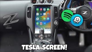 Tesla-Style Screen in a Nissan 370Z! [FULL BREAKDOWN + INSTALL]