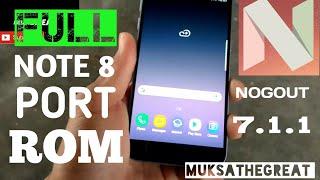 Iron man Note 8 port Rom For S7/ S7e | Android 7.1.1|Full tutorial