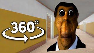 The Obunga chase you In abandoned Old School but it's 360 degree video