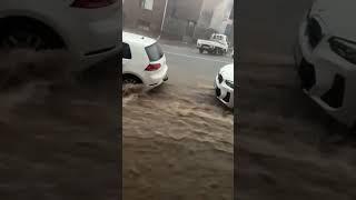 #climatechangeisreal.             It's flooding in my home town, Port Shepstone, in the dry season!