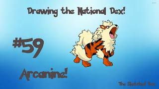 Drawing the National Dex - Arcanine #59