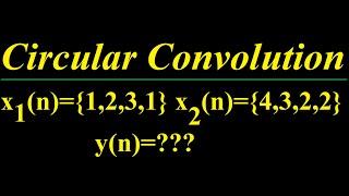 Circular Convolution using Time domain (Example 2)