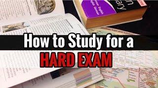 How to Study Effectively for a Hard Exam