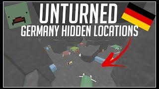 Unturned - SECRET GERMANY Locations (And UNMARKED Locations)