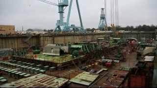 USS Gerald R  Ford time lapse