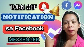 PAANO MAG- MUTE SA CONVERSATION OR GC NI FACEBOOK MESSENGER