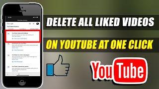 How to Delete All Liked Videos on YouTube at One CLICK (2024)