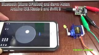 Bluetooth 4.0 (DFRobot Bluno) and Servo. Xcode and Swift 3