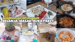 BELANJA, MASAK SIMPLE KESUKAAN, BIKIN CEMILAN PEPAYA, BUKA PAKET SKINCARE ANAK & PRINTILAN DAPUR