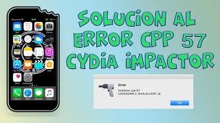 Como Solucionar el Error cpp 57 en Cydia Impactor al Instalar Apps