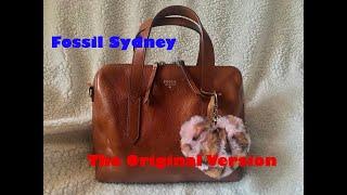 FOSSIL SYDNEY Satchel: The Original Version! Review and What Fits