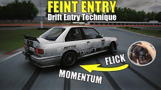 How to Drift #13 | Feint Entry Drift Entry Technique | Assetto Corsa