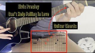 How to play Can't Help Falling in Love from Elvis Presley (guitar chords)