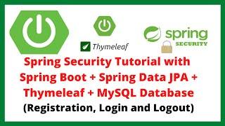 Spring Security Tutorial | Full Course | Spring Boot Login and Registration with MySQL Database