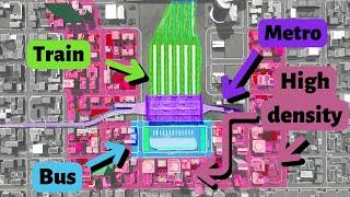 Using Transit Oriented Development to Make my DOWNTOWN | Cities Skylines Richdale Ep12