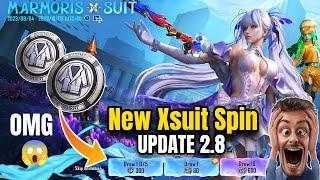 আবারো সিলভার দিয়ে xsuit স্পিন করা যায় | New Xsuit Spin After Update 2.8 | Marmoris Xsuit | PubgM