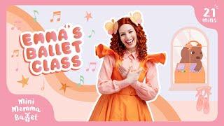 Emma Memma: Mini Memma Ballet (Auslan) Emma's Ballet Class | Music & Ballet Dance Tutorial for Kids