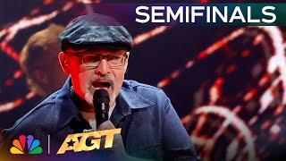 Richard Goodall Sings An INCREDIBLE Cover Of "Eye of the Tiger" by Survivor | Semifinals | AGT 2024