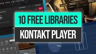 Top 10 Free Kontakt Player Libraries | Piano, Strings, Guitar, Orchestra & More