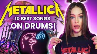 10 BEST Metallica Songs ON DRUMS | Performed by Kristina Rybalchenko