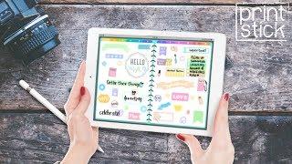 Digital Stickers for GoodNotes | Digital Planning | Print Stick Color Sticker Book II