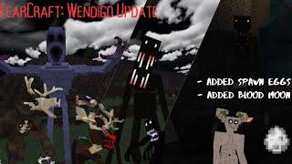 FearCraft: Wendigo Update , Added Dwellers Spawn eggs , Blood Moon (MCPE ADDON FULL SHOWCase)