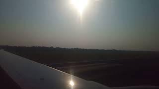 Landing at Monterrey International Airport at morning (MTY)