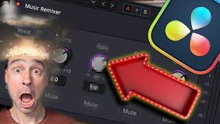 NEW Music REMIX Tool in DaVinci Resolve is AWESOME - Create NEW Songs!