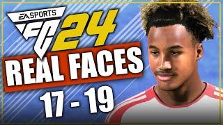 FC 24 - Wonderkids with New Real Faces (17 -19 years old) ‍️  - Career Mode