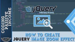 jQuery Tutorial For Beginners: How To Create jQuery Image Zoom Effect
