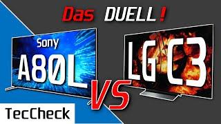 Sony A80L vs. LG C3: Das DUELL! | Welcher OLED-TV ist besser? | Der Vergleich!