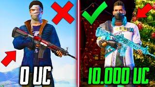 ПРОКАЧАЛ АККАУНТ НА 10000 UC В PUBG MOBILE! ПРОКАЧКА АККАУНТА на 10000 UC В ПУБГ МОБАЙЛ!