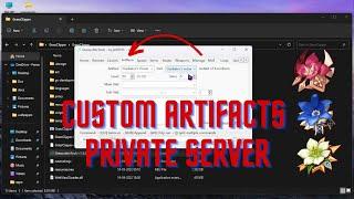how to build custom artifacts in genshin private server | genshin artifacts command list tool