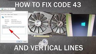 How To Fix Error 43 and Vertical Lines Artifacts on Polaris GPUs (RX 580/570/480/470)