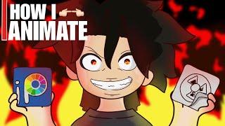 HOW I ANIMATE || MOBILE ANIMATION || DINO SAYZ