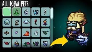 Among Us New Update - All Pets Animation (New Roles Update)