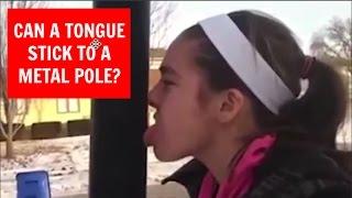 Can a Tongue Stick to a Metal Pole?