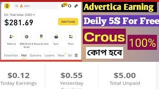 Advertica Marketing দিয়ে প্রতি মাসে $100 ইনকাম করুন! Paid methords Free