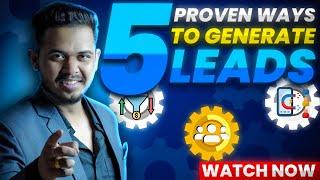 How To Generate High Quality Leads For Your Business | Organic Lead Generation | Aman Upadhyay