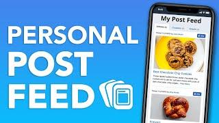 Personal Post Feed Add-On (Short Tutorial) ⭐ Personalized Feed Experience for Your Website Users