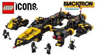 LEGO® ICONS Blacktron Renegade (10355) - Speed build