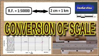 Conversion of Scale | R.F. to Statement | Sanjib Mandal | SanGeotics