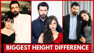 Famous Turkish Drama Couples With Biggest Height Difference Part (2)| Famous Turkish Actors 2024