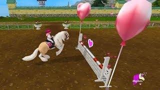 NEW Race, Show Jumping, Valenintes Update Star Stable Online Horse Game Video