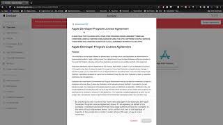 Apple Developer Program License Agreement Acceptance