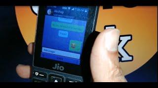 jio phone me whatsapp par emoji kaise send kare !! how to send emoji on whatsapp in jio phone f220b