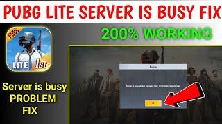 How To Solve Pubg Mobile Lite Server Is Busy Please Try Again Later Problem |pubg lite restrict area